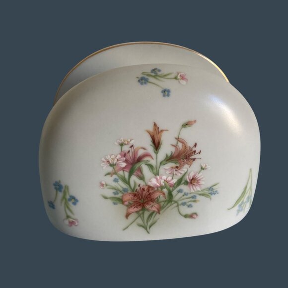 Cor Day Lily 1987 Vintage Napkin Letter Note Holder - Picture 2 of 7